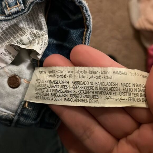 Zara high rise button fly jeans 0 - Picture 7 of 8